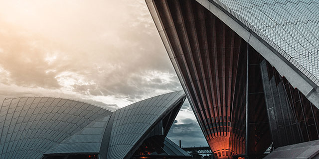 Sydney Opera House sunset 